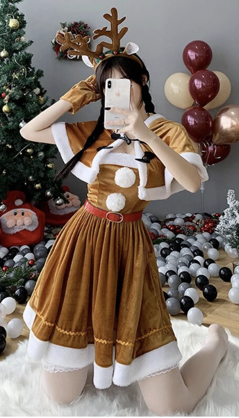 クリスマス_コスプレ_コスチューム_トナカイ